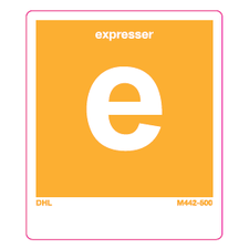 E expresser etiketten